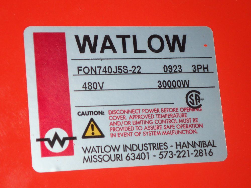 Watlow Immersion Heater