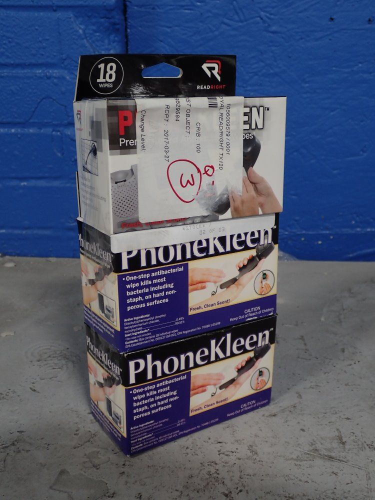 Phone Kleen Antibacterial Wipes