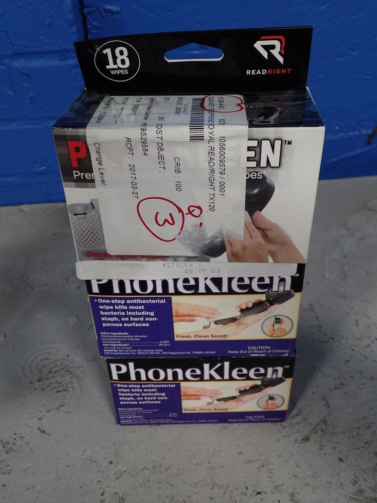 Phone Kleen Antibacterial Wipes