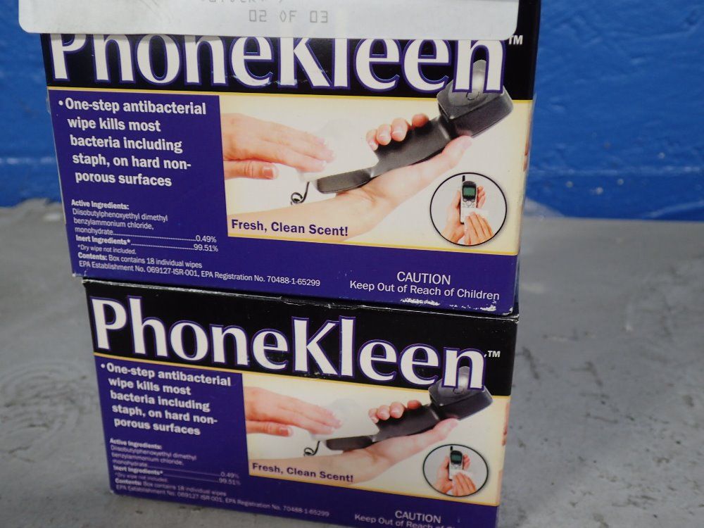 Phone Kleen Antibacterial Wipes