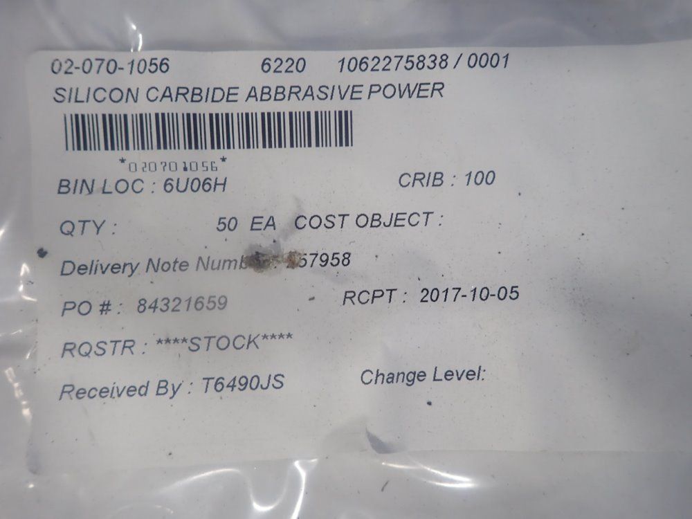 Lapmaster Wolters Silicon Carbide Abrasive Powder