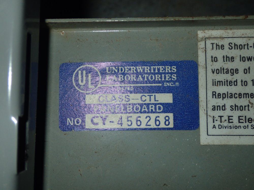 Underwritters/ite Panel Board