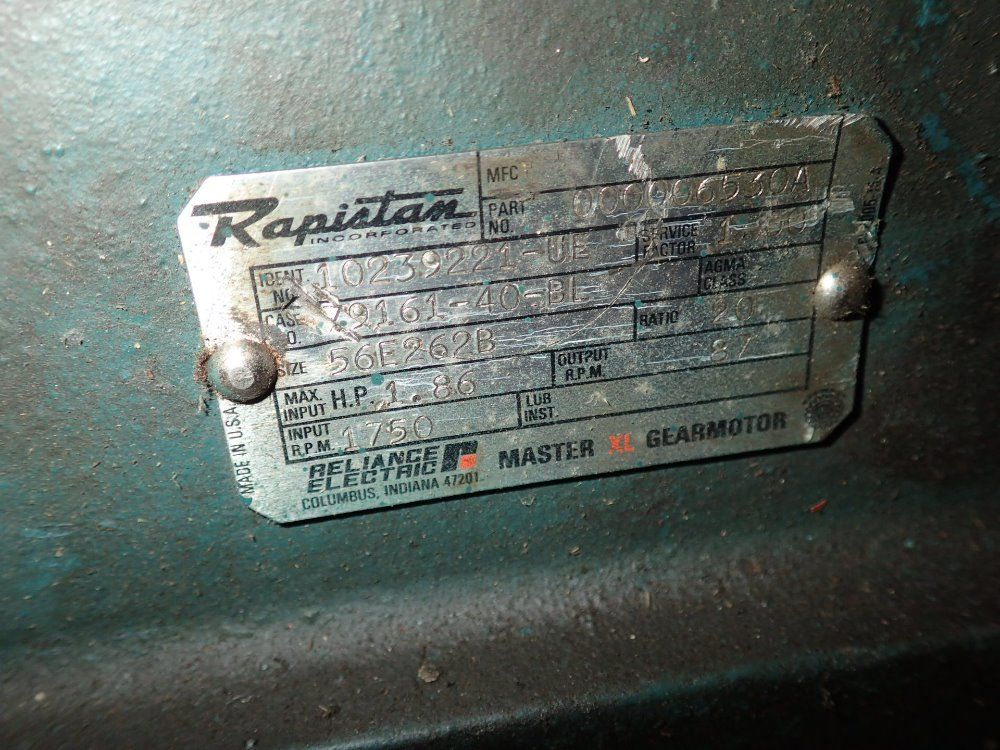 Rapostan 20:1 Gear Reducer - 10239221-ue