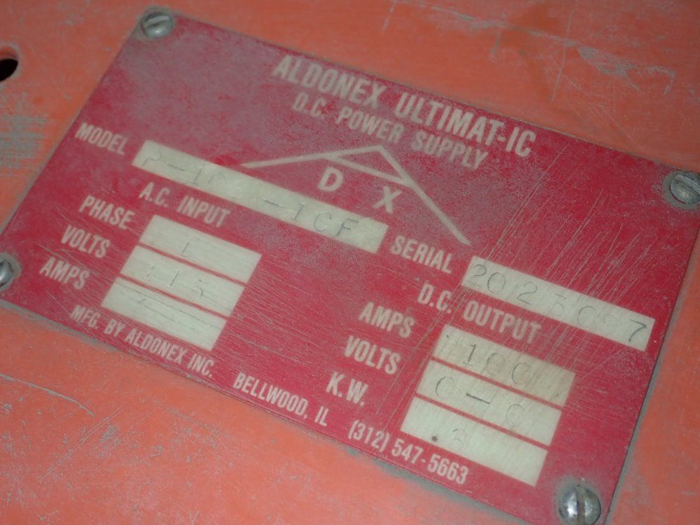 Aldonex Ultimat-ic Rectifier