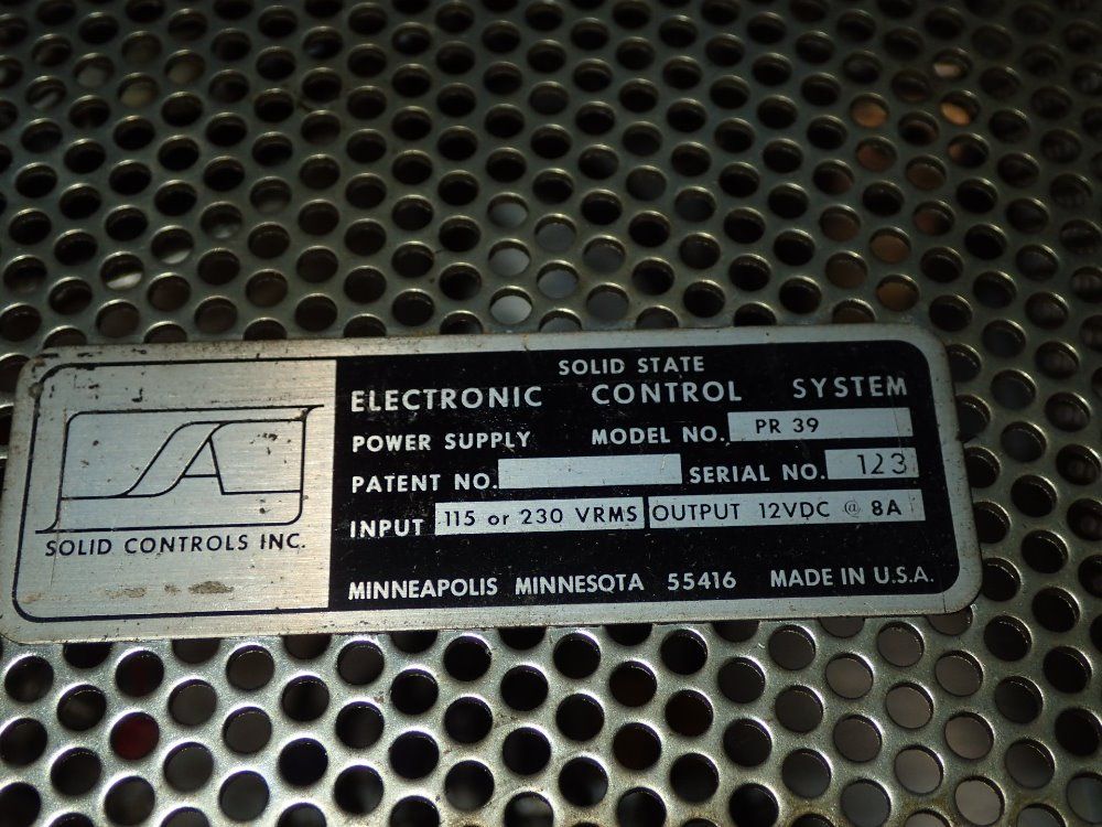 Solid Controls Power Supply