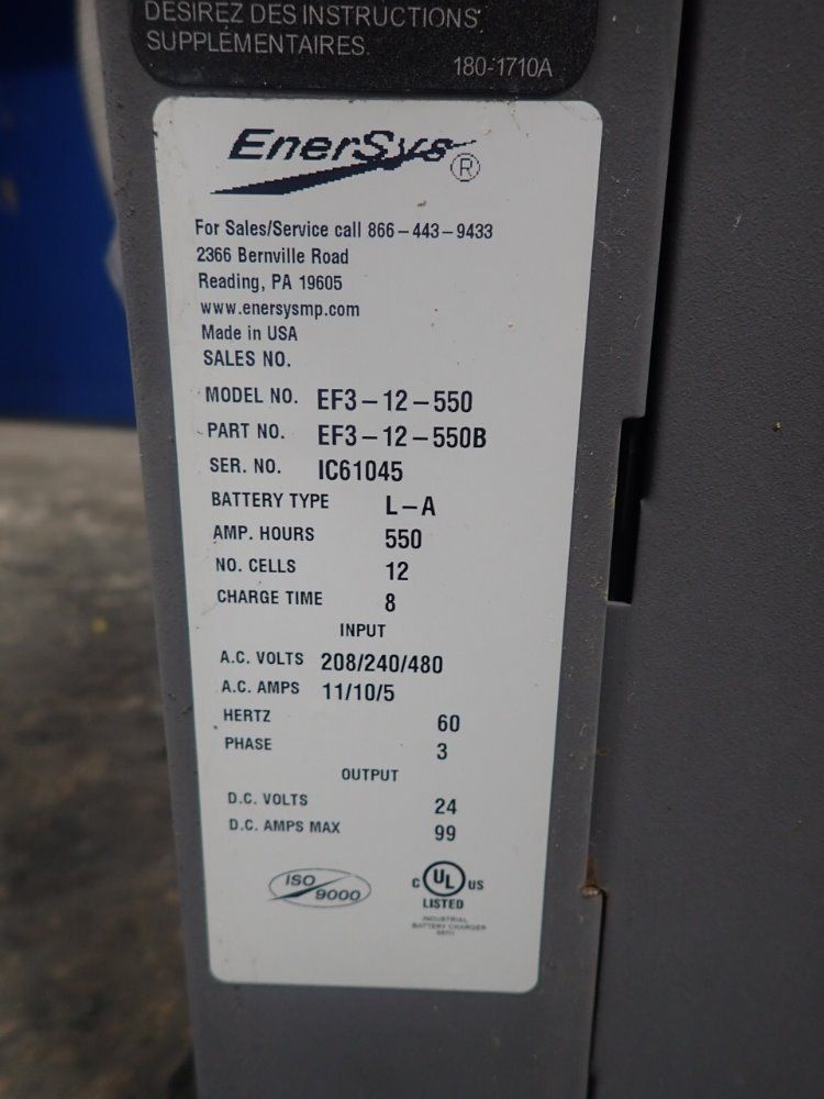 Enersys Battery Charger