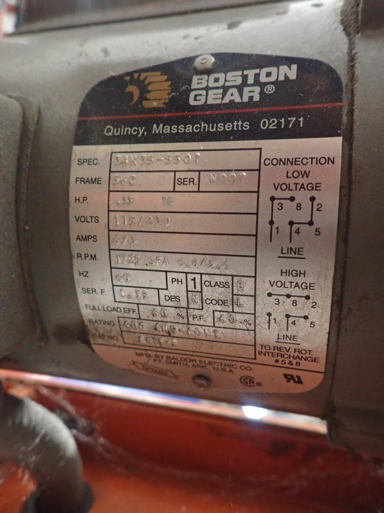 Emi Plastics Incline Belt Conveyor