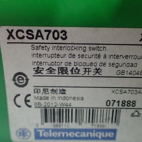 Telemecanique 2 Telemecanique, Xcsa703, Safety Interlocking Switches - Xcsa703