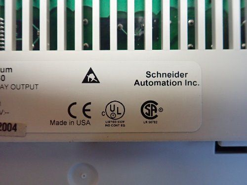 Schneider Electric 170ado83030 I/o Base, 6 Relay Output Isolated @ 5a - 170ado83030