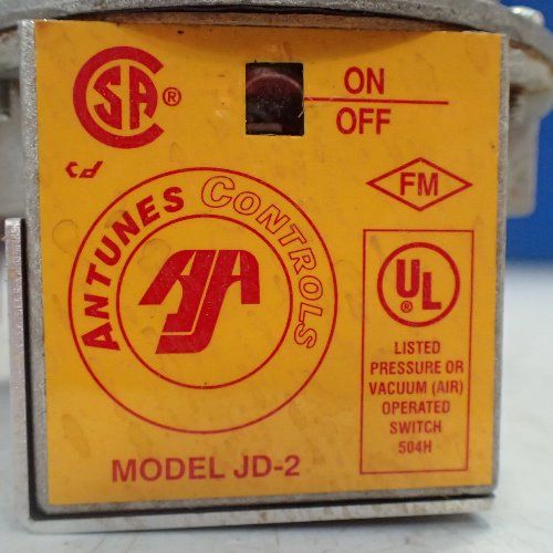 Antunes Controls Jd-2 Pneumatic Pressure Switch, Grey Spring - Jd-2