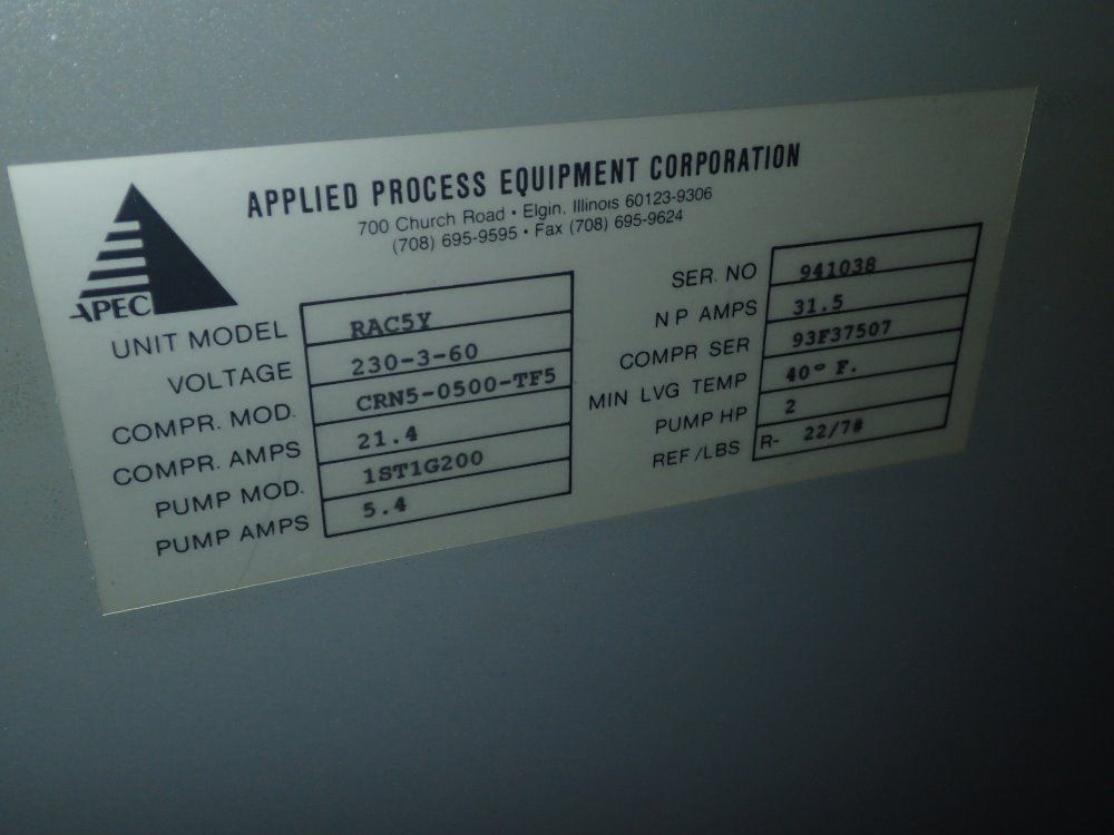 Applied Process Equipment Dryer