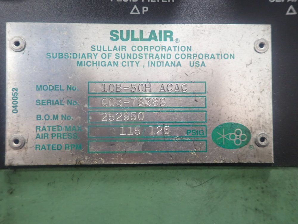Sullair Air Compressor