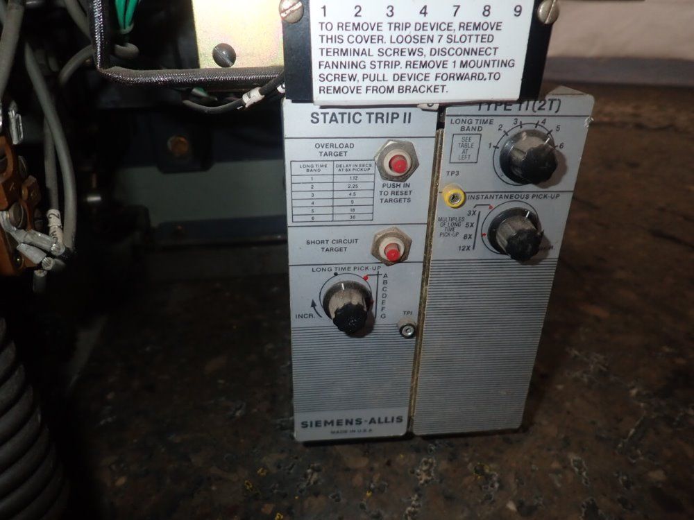 Siemens-allis Power Circuit Breaker