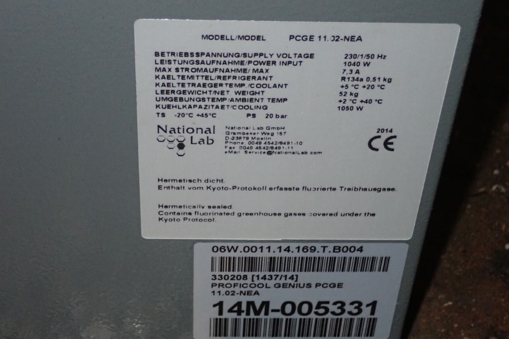 National Lab Chiller