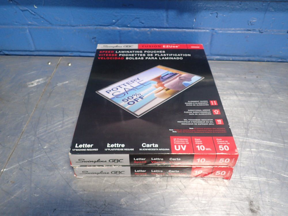 Swingline Gbc Speed Laminating Pouches