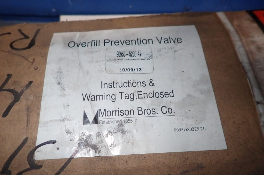Morrison Bros. Overfill Prevention Valve