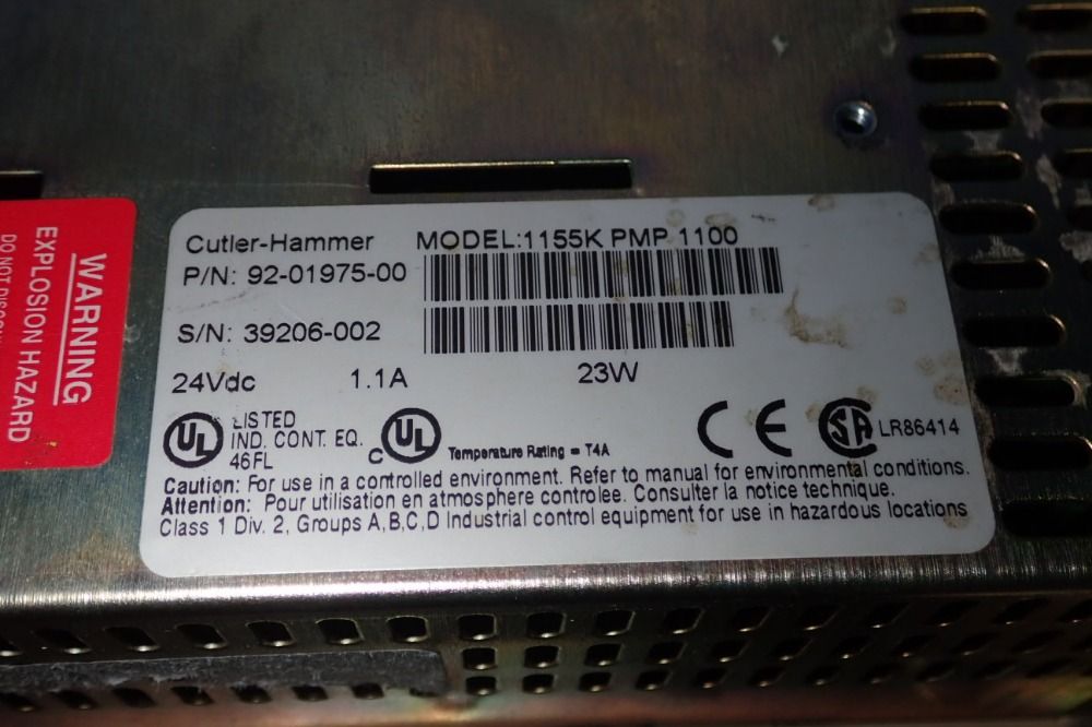 Cutler Hammer/eaton Operator Panel