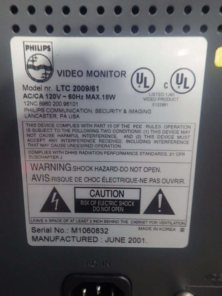 Philips Cctv Monitor