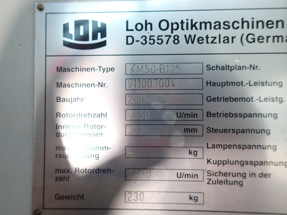 Loh Polishing Machine