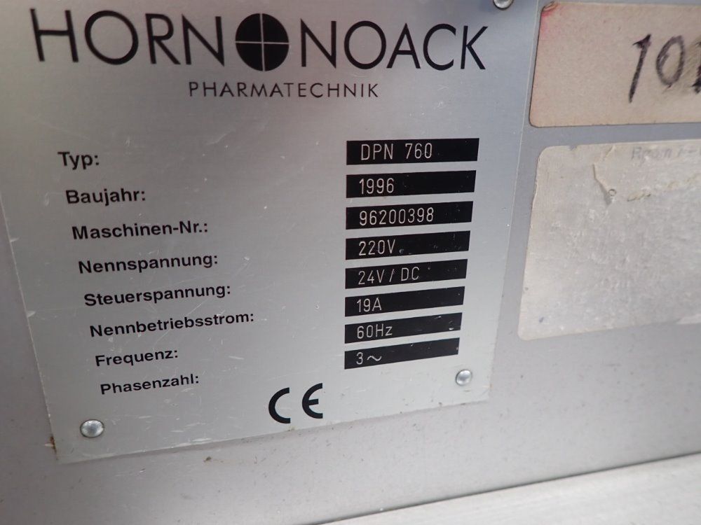 Horn & Noack Blister Packing Machine