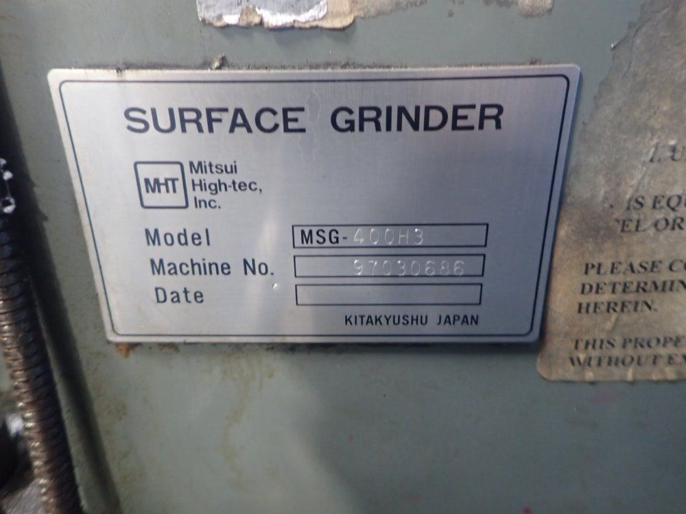 Mitsui High-tec Surface Grinder