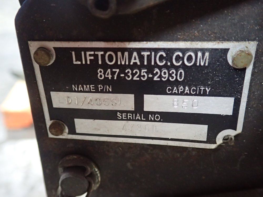 Liftomatic Drum Lift Attachment
