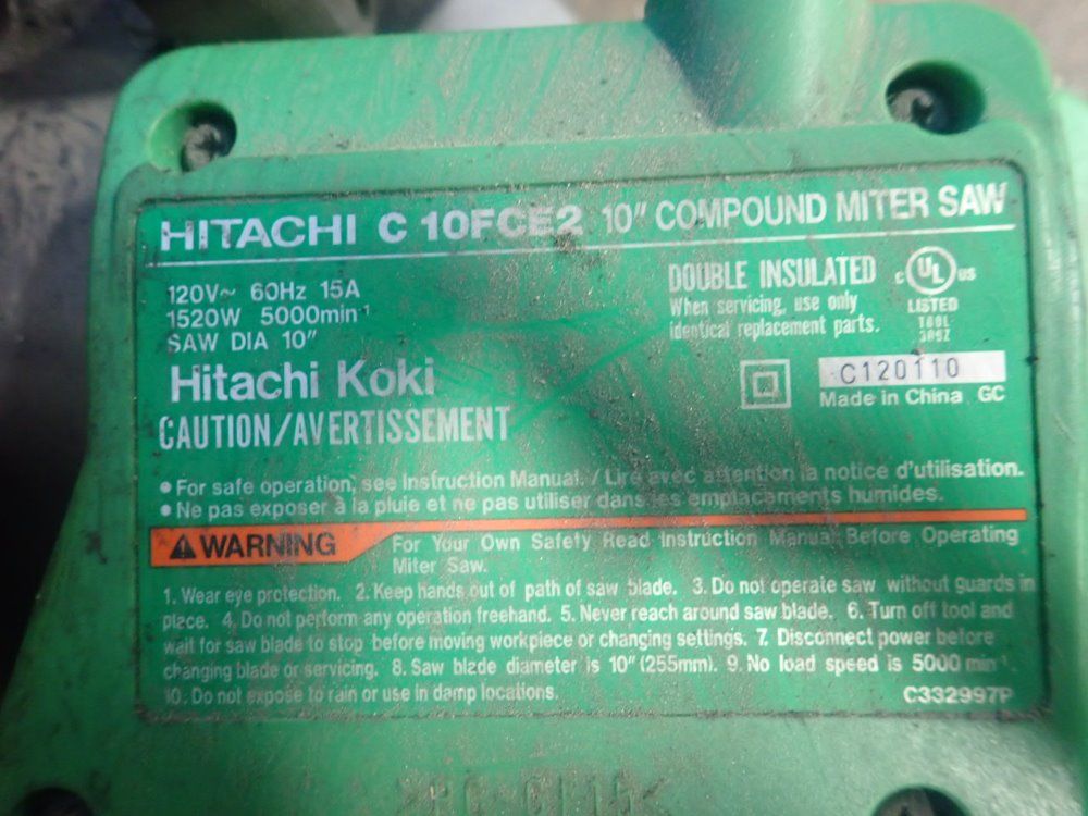 Hitachi Compound Miter Saw