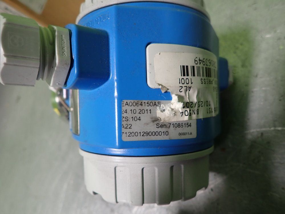 Endress + Hauser Ea0064150ae Flow Meter - Ea0064150ae