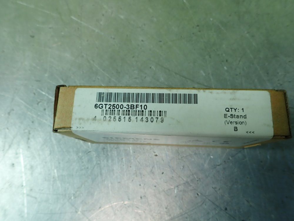 Siemens 6gt2500-3bf10 Moby U, Mobile Data Memory - 6gt2500-3bf10