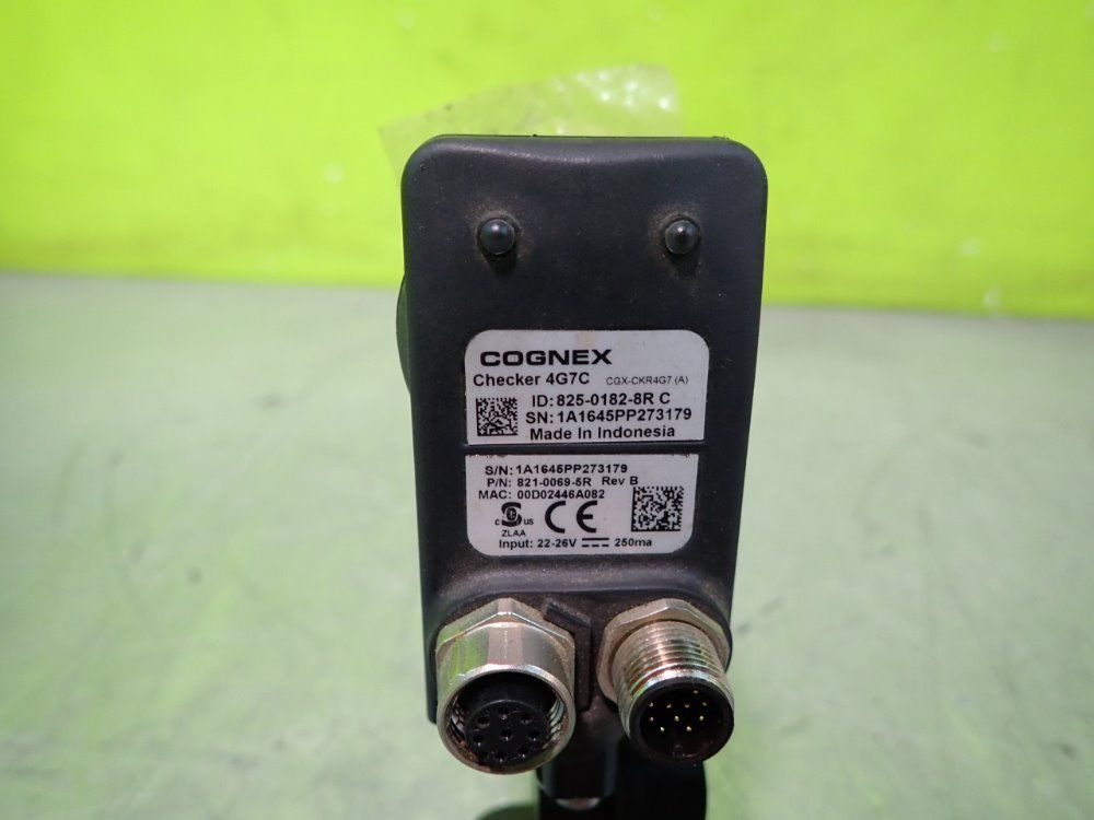 Cognex 825-0182-8r, Camera Checker 4g7c - 825-0182-8r