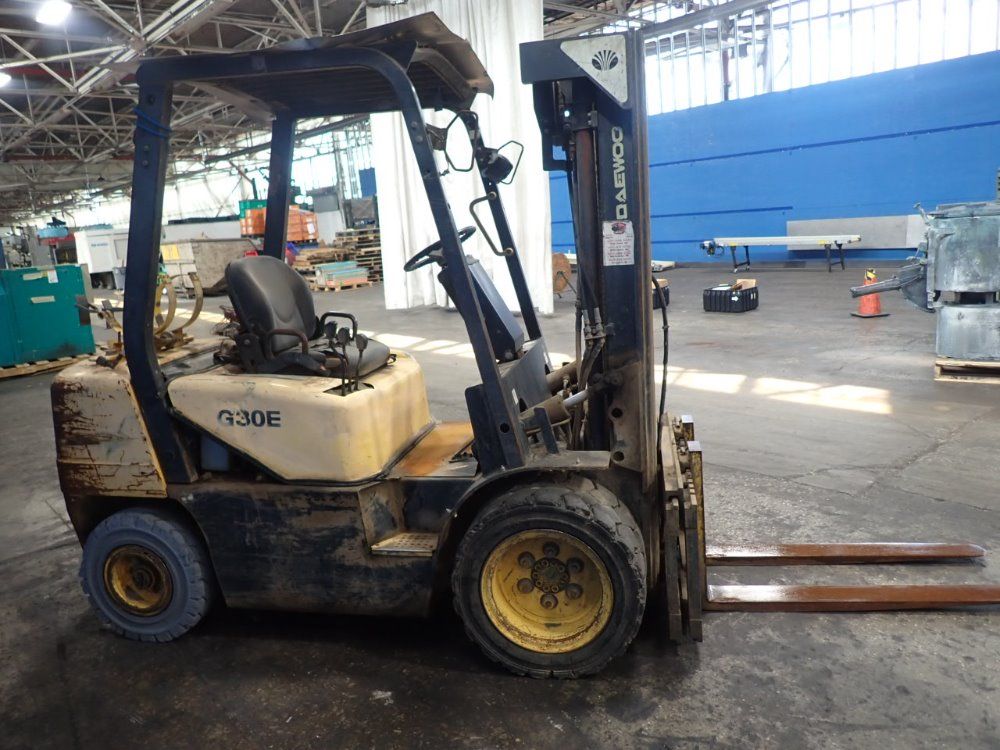 Daewoo 6000# G30e-3 Propane Forklift - G30e-3
