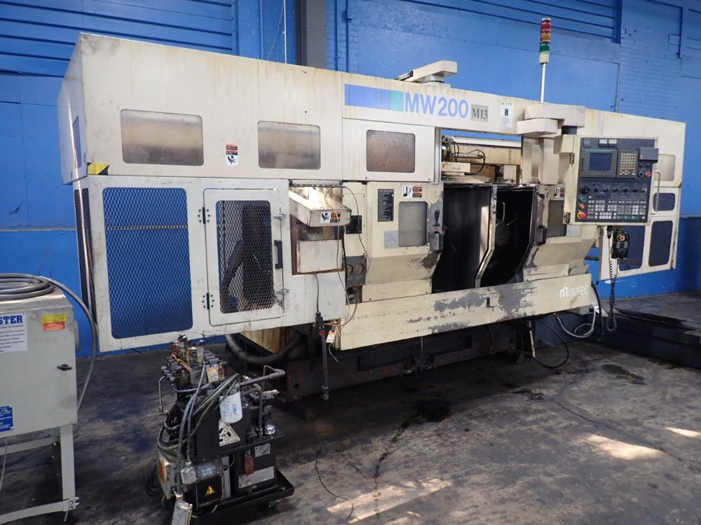 Muratec Mw200g Dual-spindle Cnc Lathe - Mw200g