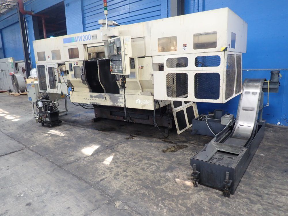Muratec Mw200g Dual-spindle Cnc Lathe - Mw200g