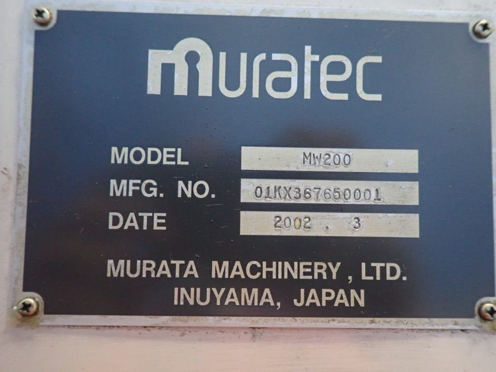 Muratec Mw200g Dual-spindle Cnc Lathe - Mw200g