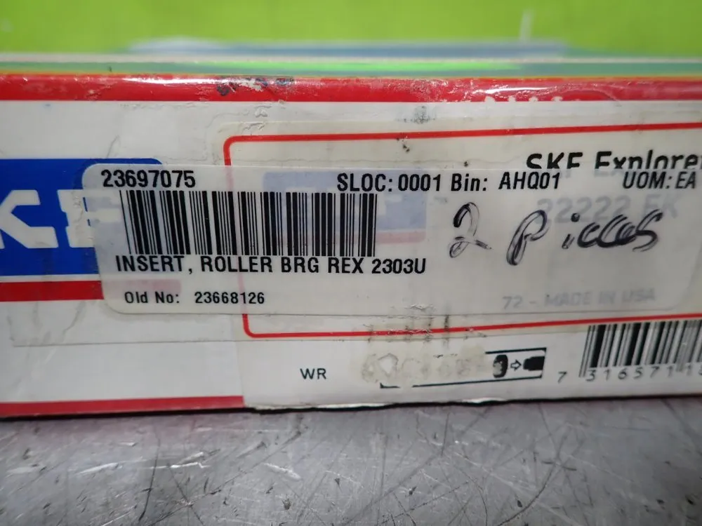 Skf Rexnord 2303u Roller Bearing Insert Kit Factory Sealed - 2303u