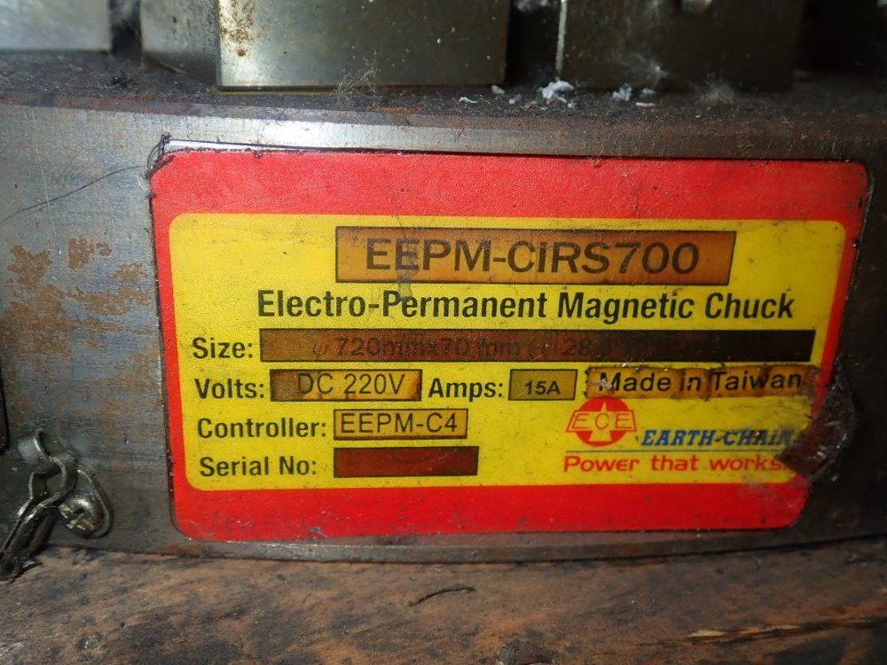 Earth Chain Eepm-cirs700/eepm.c4 Electro-permanent Magnetic Chuck - Eepm-cirs700/eepm.c4
