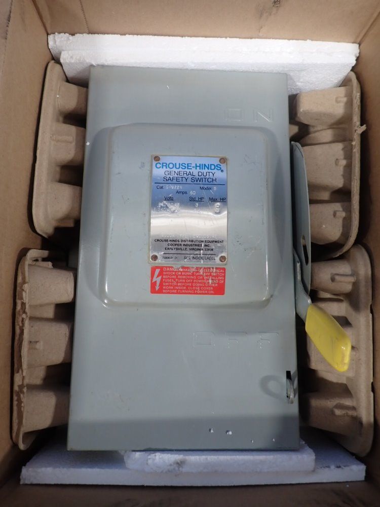 Crouse-hinds Fusible Disconnect