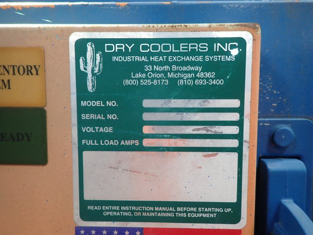 Dry Coolers Pump Sytem