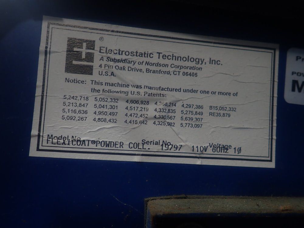 Electrostatic Technologies Dust Collector