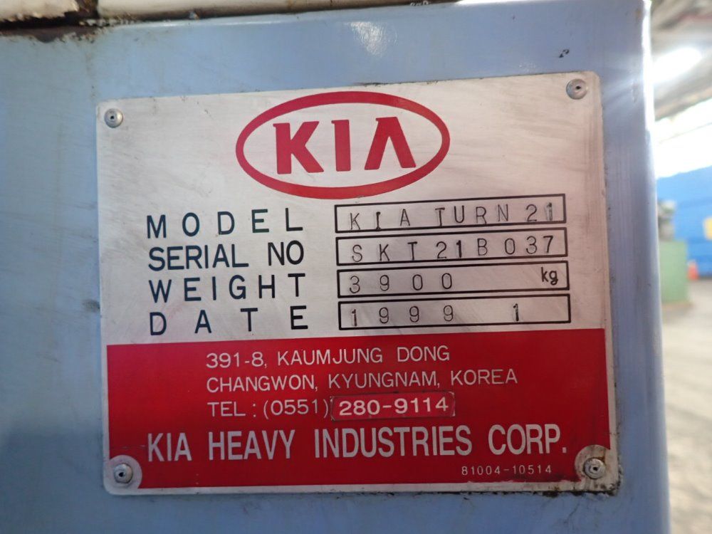 Kia Kia Turn 21 Cnc Lathe - Kia Turn 21