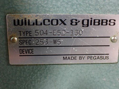 Willcox & Gibbs Sewing Machine