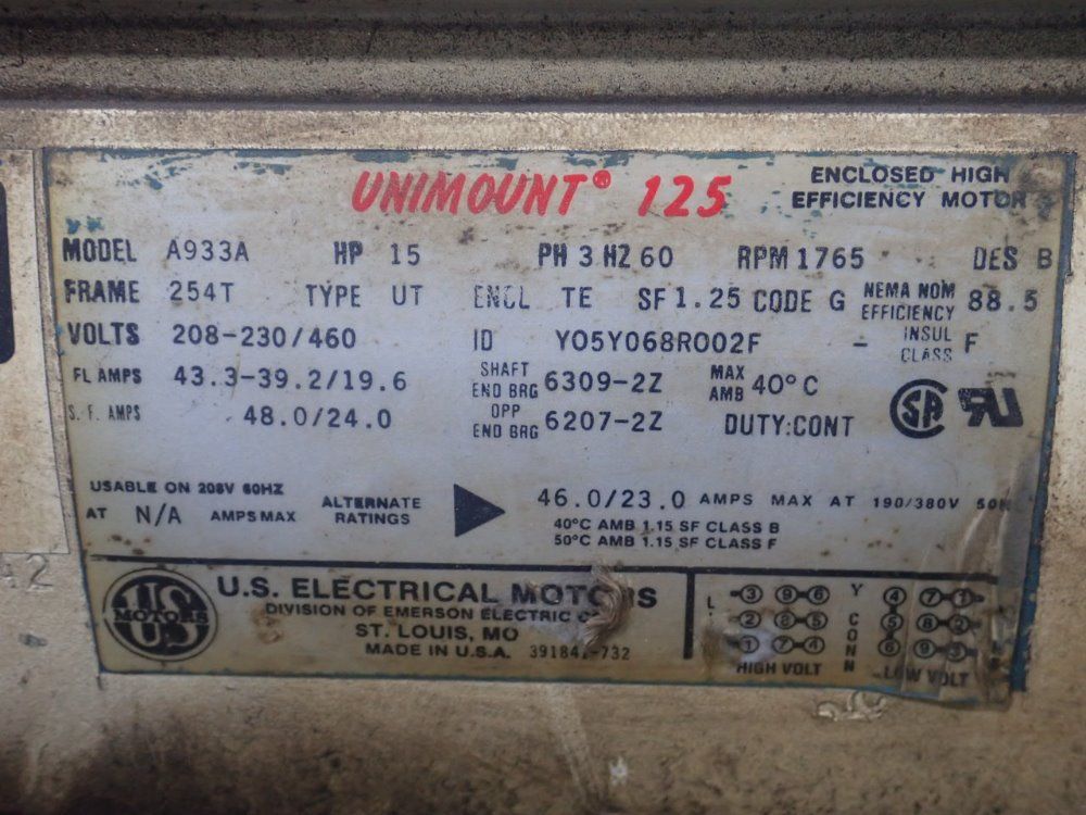 U.s. Electrical Motors Motor