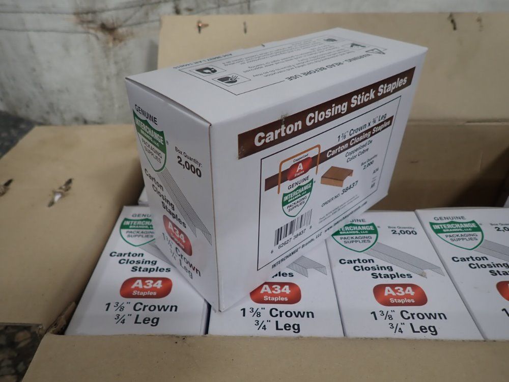 Interchange Brands Carton Closing Staples