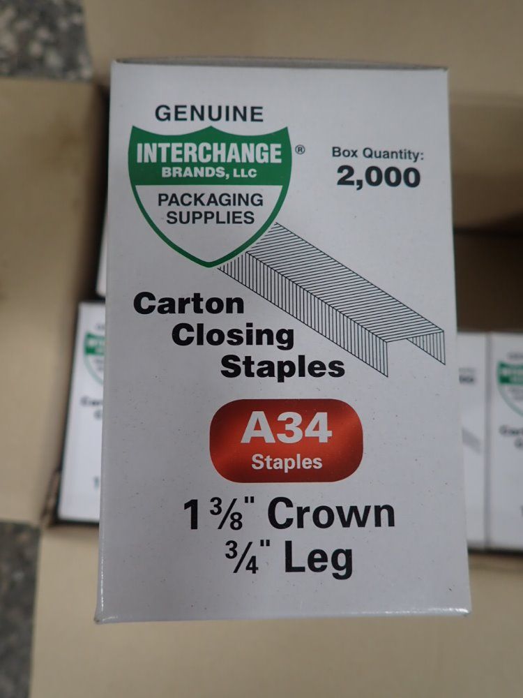 Interchange Brands Carton Closing Staples