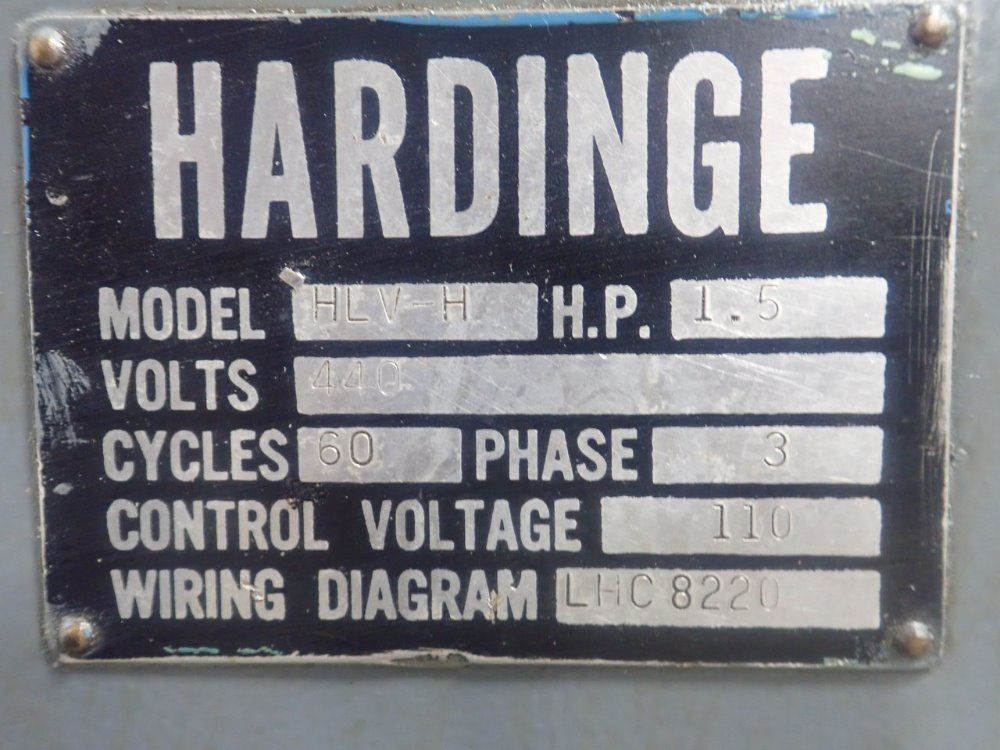 Hardinge Lathe