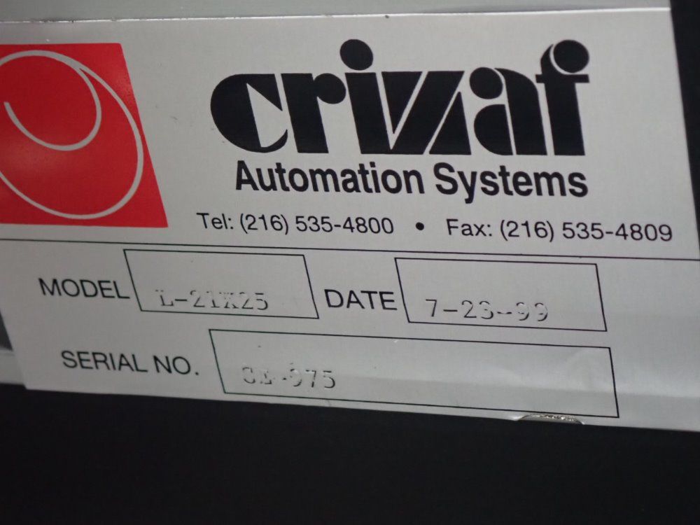 Flex-weigh / Crizaf Check Weigher Belt Conveyor