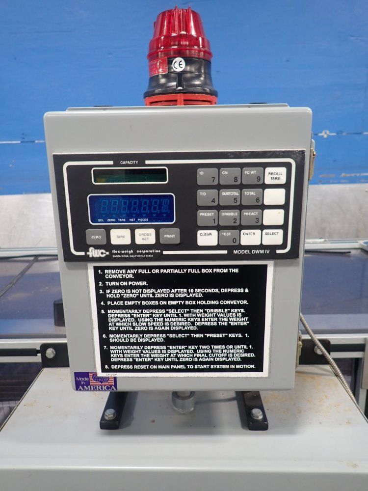 Flex-weigh / Crizaf Check Weigher Belt Conveyor