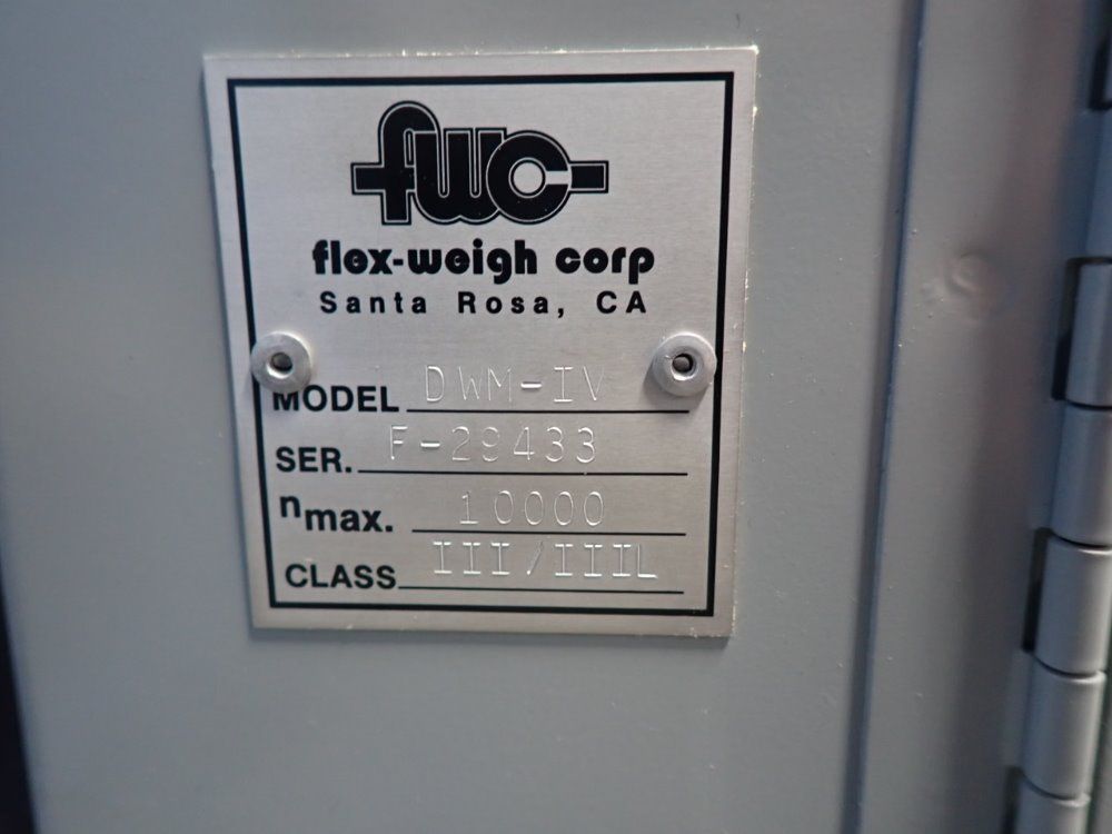 Flex-weigh / Crizaf Check Weigher Belt Conveyor