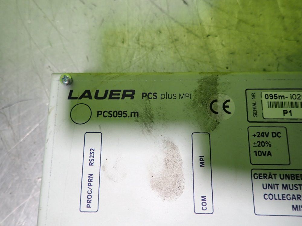 Lauer Pcs095.m Operator Panel Pcs 095 - Pcs095.m