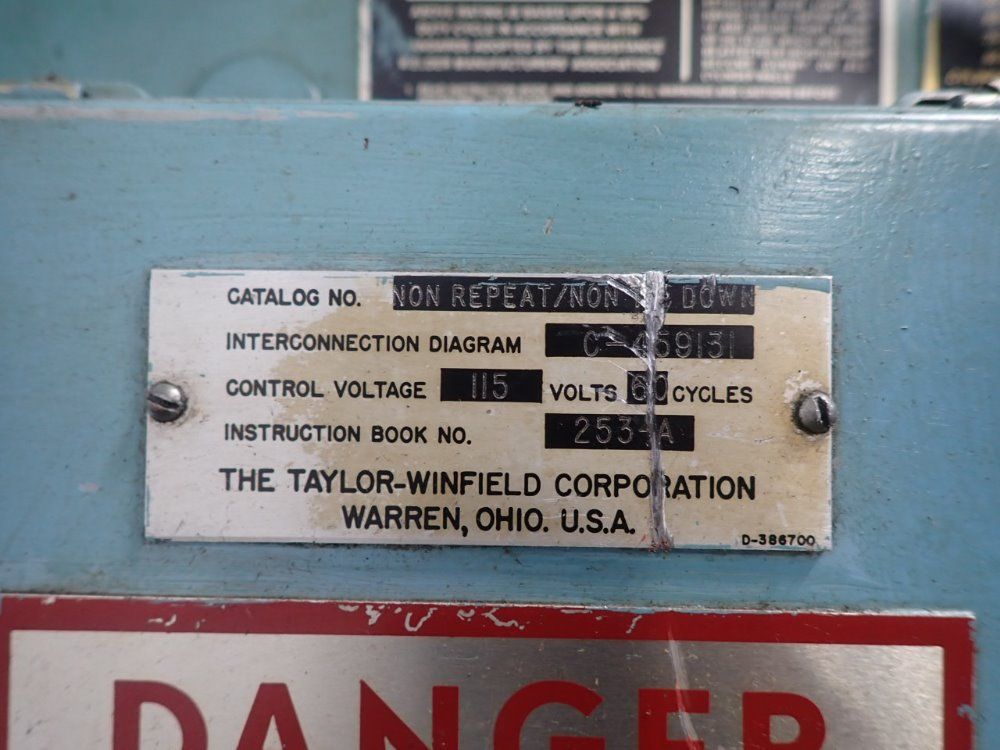 Taylor-winfield 250 Kva Ere-12-250 Spot Welder - Ere-12-250
